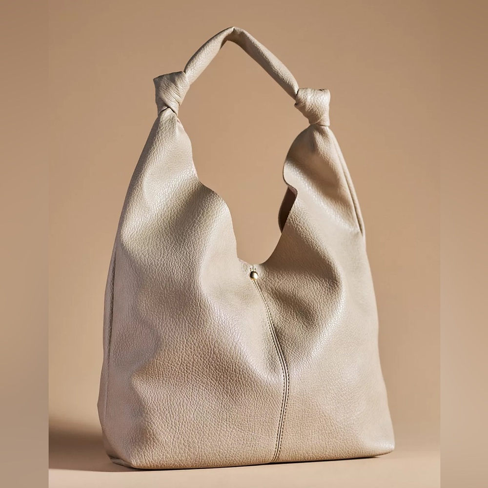 The Love Knot Slouchy Bag - taupe